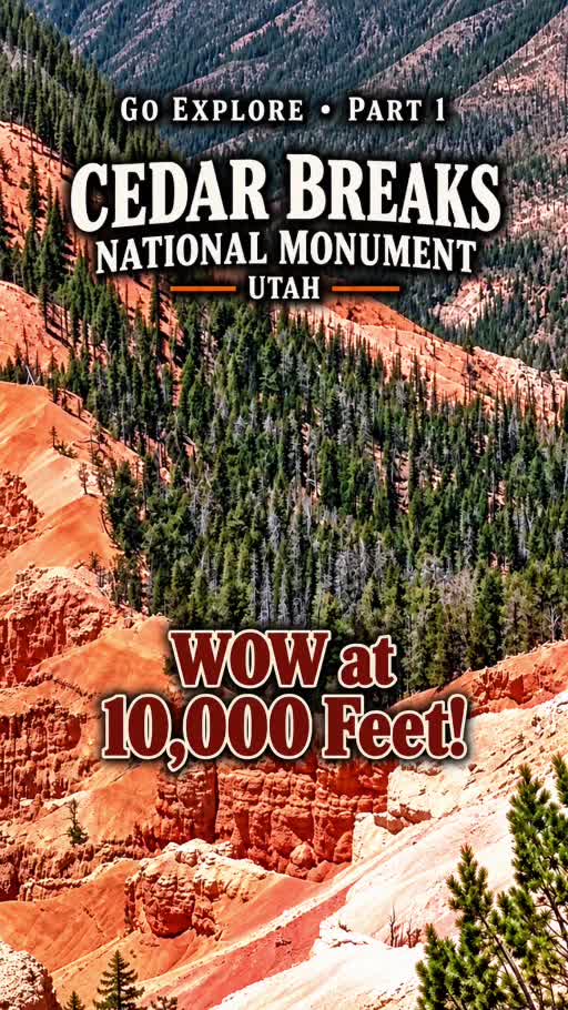 Cedar Breaks Scenic Drive: WOW at 10,000 Feet! postcard preview